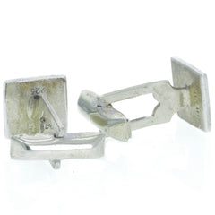 Simple Mexican Modernist Square Cufflinks