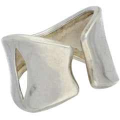 Simple Modern Crevice Cut-Out Ring - Size 9