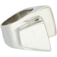 Taxco Modernist Abstract Pinnacle Ring - Size 6.5