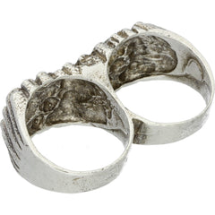 Textured Double Ring - Size 11.5/ 12