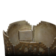 Mexican Aztec Warrior Panels Hinge Bracelet