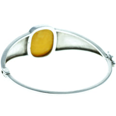 Butterscotch Amber Hinge Bangle