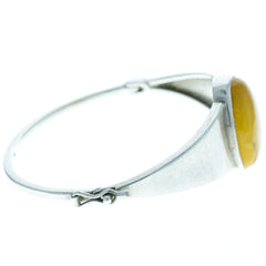 Butterscotch Amber Hinge Bangle