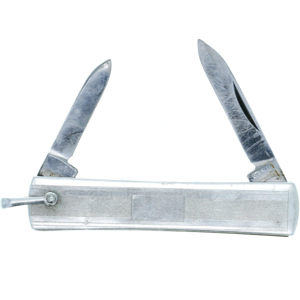 Striped Engravable Pocket Knife