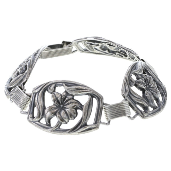 Danecraft Die-Cut Lily link Bracelet