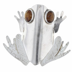 Great Falls Metal Works Enamel Tree Frog Brooch