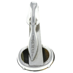 Green Tigers Eye Tie Clip