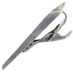 Mexican Geometric Abalone Inlay Tie Clip