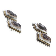 1960s Greek Centurion Mother Of Pearl Cufflinks