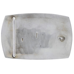 Hopi Kokopelli Corn Overlay Belt Buckle