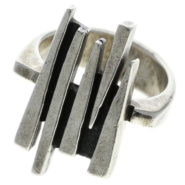 Modernist Lines & Angles Ring - Size 7