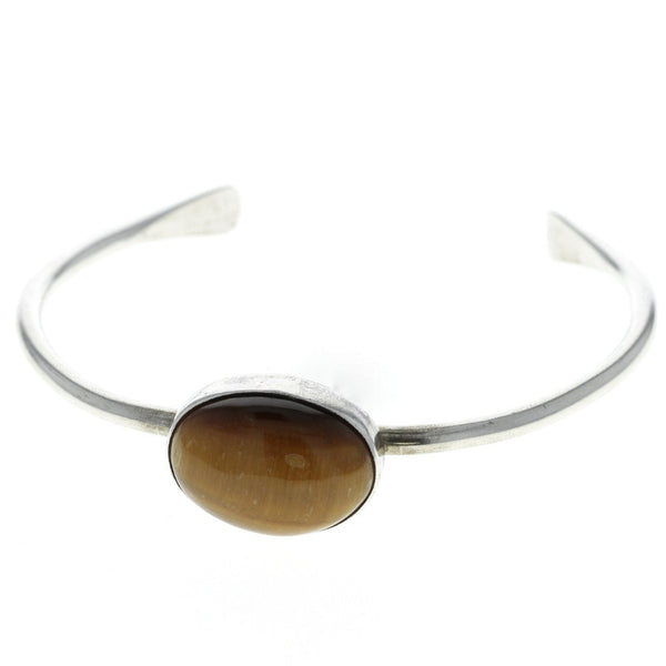 Tigers Eye Cabochon Cuff Bracelet