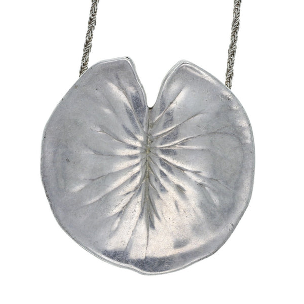 Handmade Lily Pad Pendant Necklace