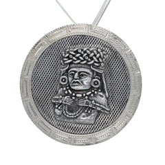 Mexican Aztec Deity Brooch/ Pendant Necklace