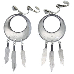 WMCo Southwestern Feather Clip-On Earrings