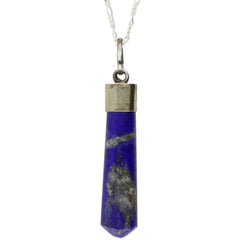 Lapis Lazuli Healing Crystal Pendant Necklace