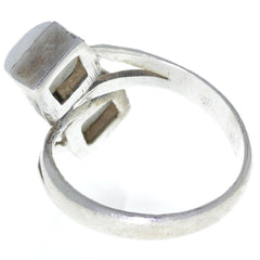 Square Moonstone Wrap-Around Ring - Size 11.25