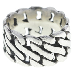 Woven Chain Band Ring - Size 9.25