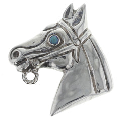 Mexican Turquoise Horse Head Brooch