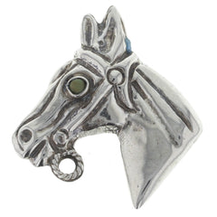 Mexican Turquoise Horse Head Brooch