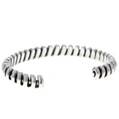 Mexican Modern Vertebrae Coil Cuff Bracelet