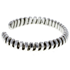 Mexican Modern Vertebrae Coil Cuff Bracelet