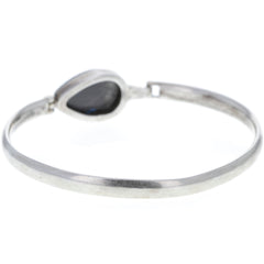 Iridescent Butterfly Wing Hinge Bangle