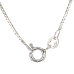 Simple Serpentine Oval Pendant Necklace