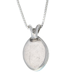 Zuni Handmade Turquoise & Mother Of Pearl Inlay Pendant Necklace