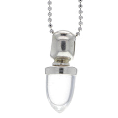 Petite Modern Quartz Crystal Pendant Necklace