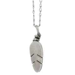 Petite Feather Charm Necklace