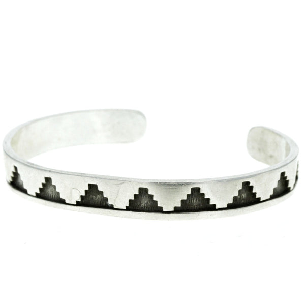 Hopi Overlay Design Cuff Bracelet