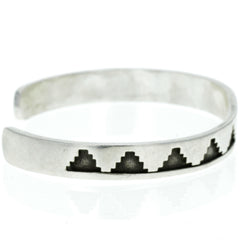 Hopi Overlay Design Cuff Bracelet