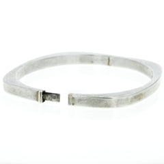 Modern Puffy Square Hinge Bangle