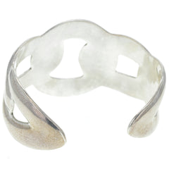 Taxco Modern Sculpted Chain Link Cuff Bracelet