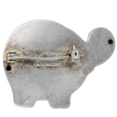 Italian Puffy Elephant Brooch