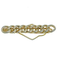 Gold Plate Chain Link Tie Clip