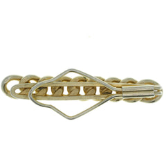 Gold Plate Chain Link Tie Clip