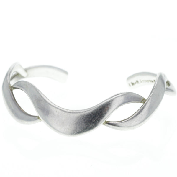 Taxco Modernist Sculpted Waves Cuff Bracelet