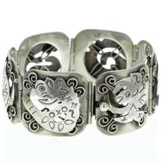 Mexican Aztec Animal Panel Bracelet