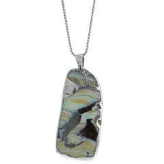 Handmade Organic Boulder Opal Pendant Necklace