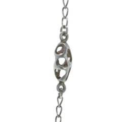 Italian Modernist Organic Link Chain Necklace