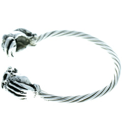 Handmade Twisted Skull Cuff Bracelet