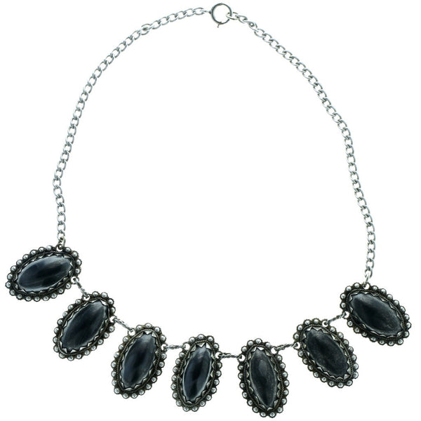 Eastern Dotted Hematite Necklace