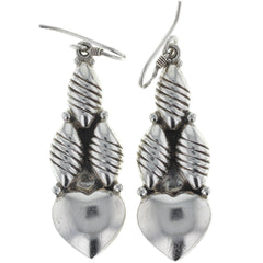 Cones & Hearts Dangle Earrings