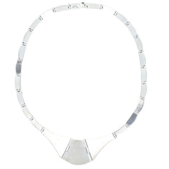 Taxco Modern Onyx Link Collar Necklace