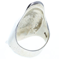 Modern Elongated Dome Top Ring - Size 7.5