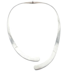 Taxco Modern Turquoise Inlay Hinged Collar Necklace