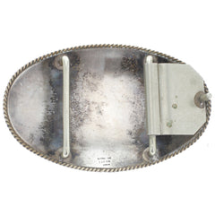 Southwestern Brass Accent Team Roping Belt Buckle