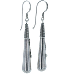 Eastern Wrapped Cone Dangle Earrings